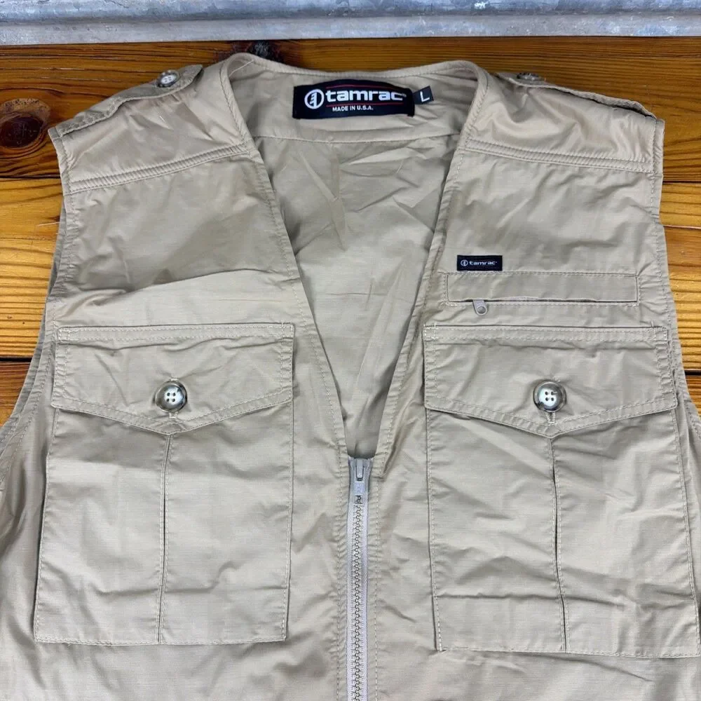 Vtg Tamrac 11 Pocket Traveler Photographer Vest M #161 Bird Watching USA 1994